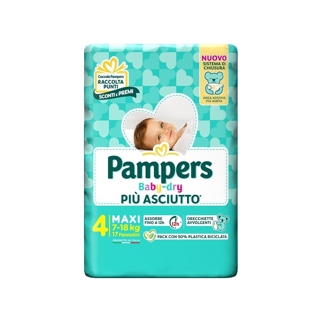 PAMPERS BD DOWNCOUNT MAXI 17PZ