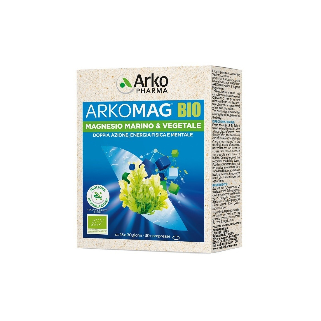 ARKOMAG BIO MAGNESIA MAR 30CPR