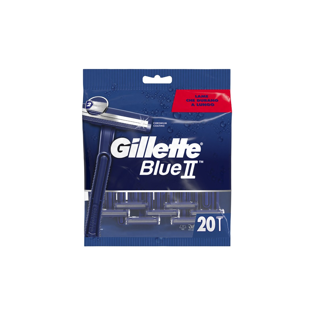 GILLETTE BLUE II USA&GET STD20