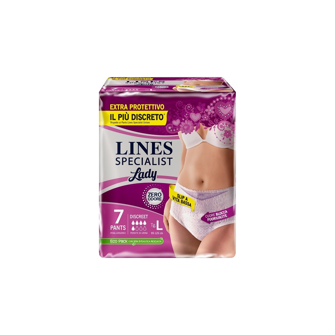 LINES PANTS DISCREET L 7P