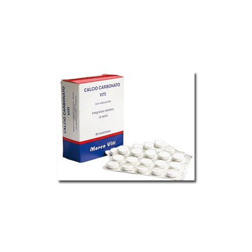 CALCIO CARBONATO MARCO VITI 60 CPR DA 600 MG