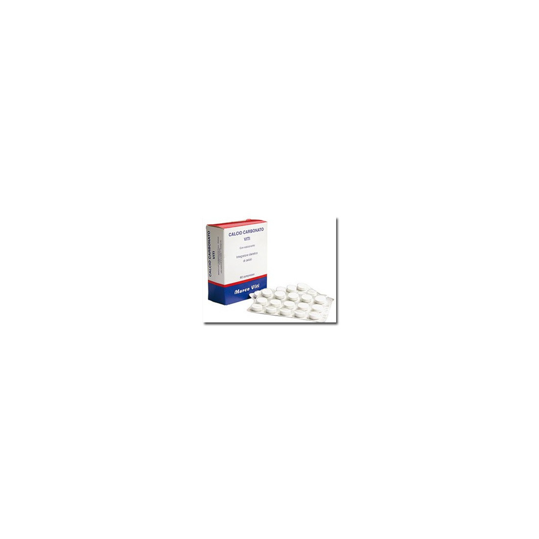 CALCIO CARBONATO MARCO VITI 60 CPR DA 600 MG