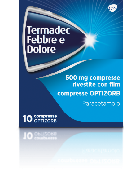 TERMADEC FEBBRE E DOL 10CPR500