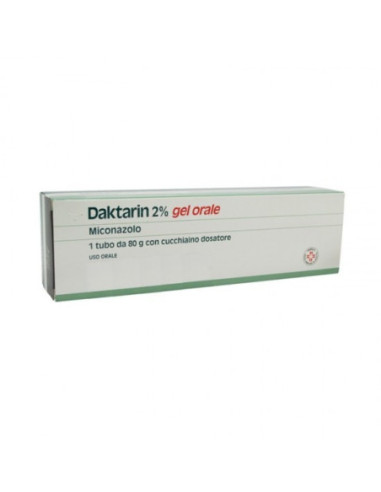 DAKTARIN GEL ORALE 80G 20MG/G