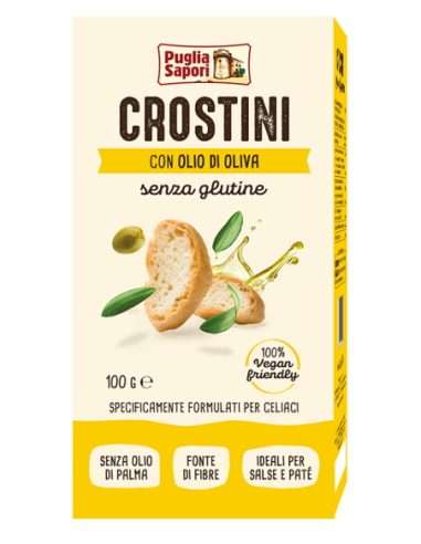 PUGLIA SAPORI CROSTINI OLIVA
