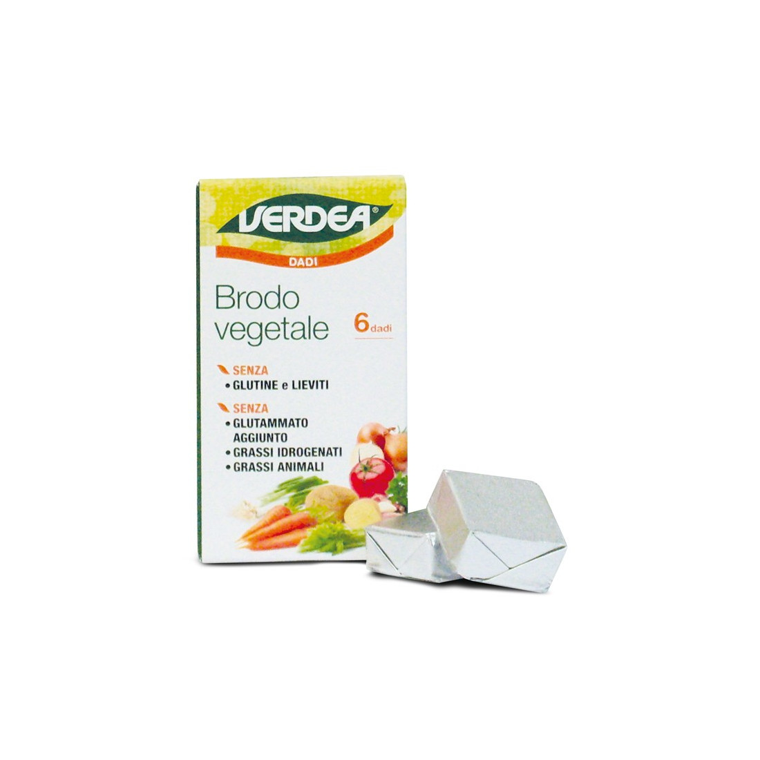 VERDEA BRODO 6CUBETTI 10G