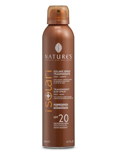 SOLARI NATURE'S SPR TRAS SPF20