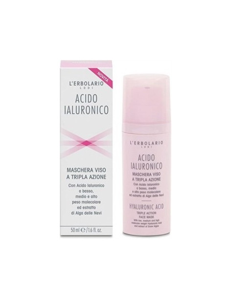 ACIDO IALURONICO MASCERA VISO A TRIPLA AZIONE 50ML L'ERBOLARIO