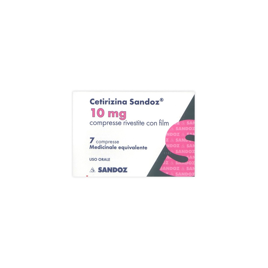 CETIRIZINA SAND 7CPR RIV 10MG