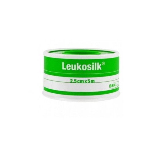 C LEUKOSILK MUTUA 500X2.5CM