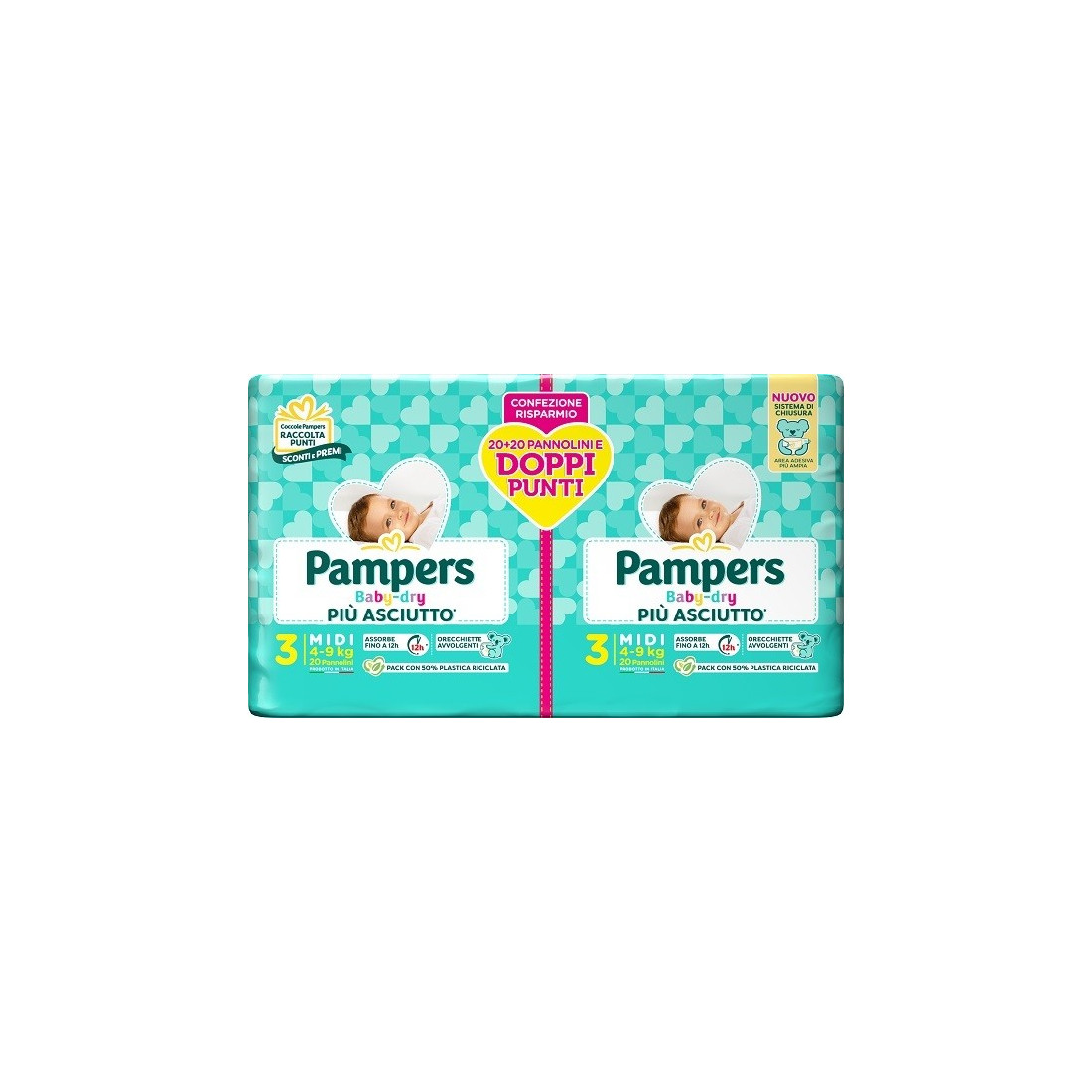 PAMPERS BD DUO DOWNCOUNT M 40P