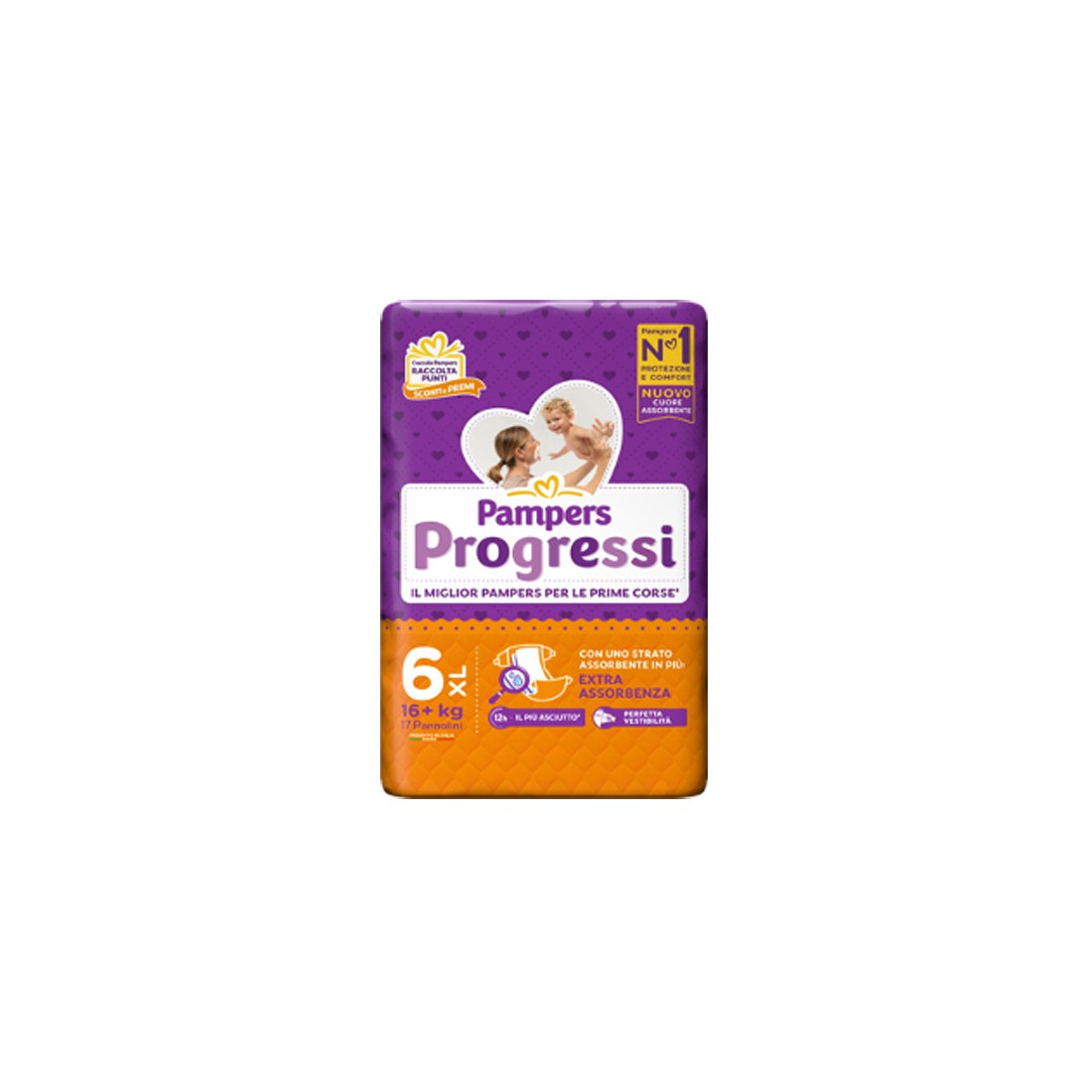 PAMPERS PROG XL 17PZ