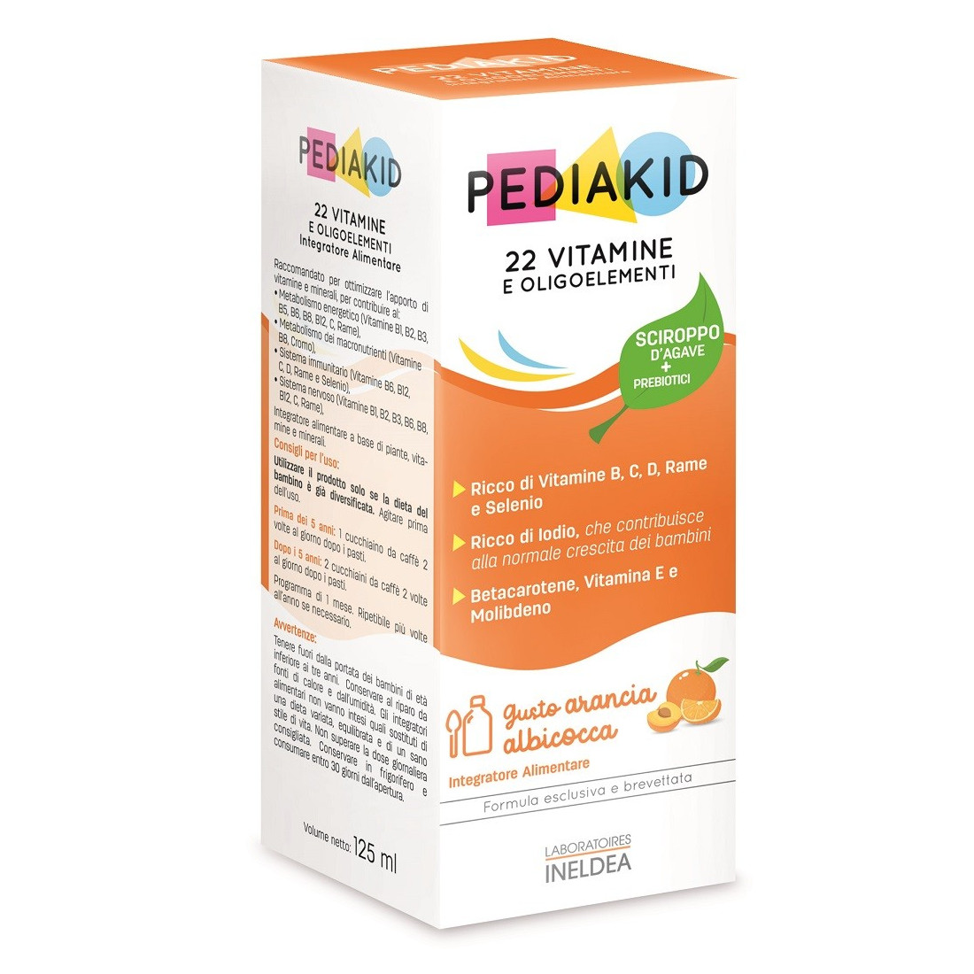 PEDIAKID 22 VITAMINE/OLIGOELEM