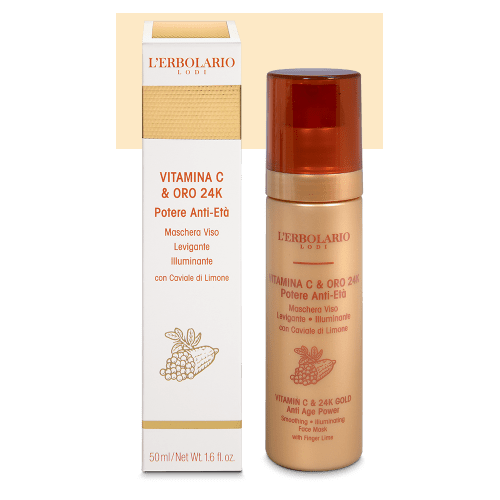 VITAMIN C & ORO MASCHERA VISO
