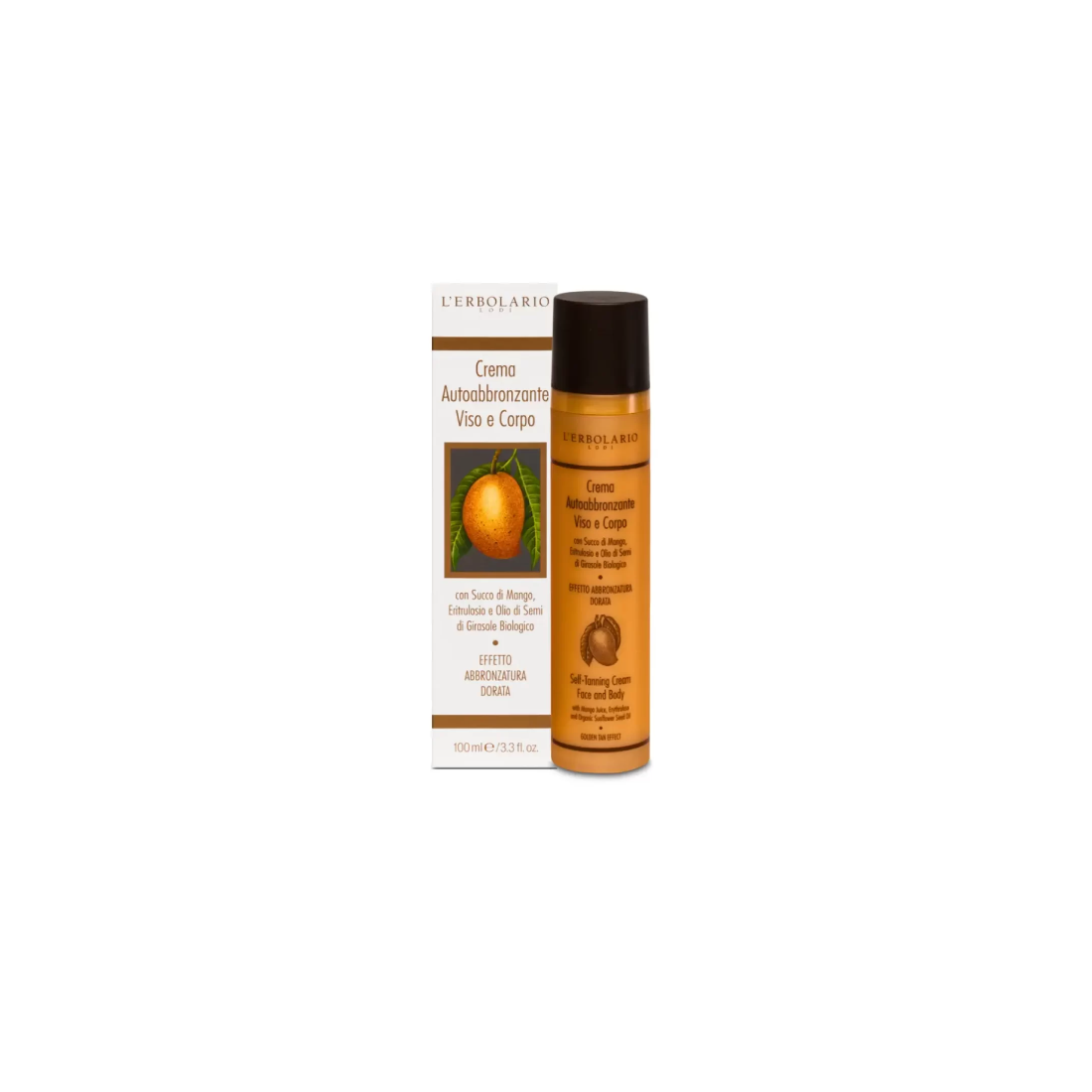 CREMA AUTOABBRONZANTE VISO E CORPO SUCCO MANGO L'ERBOLARIO