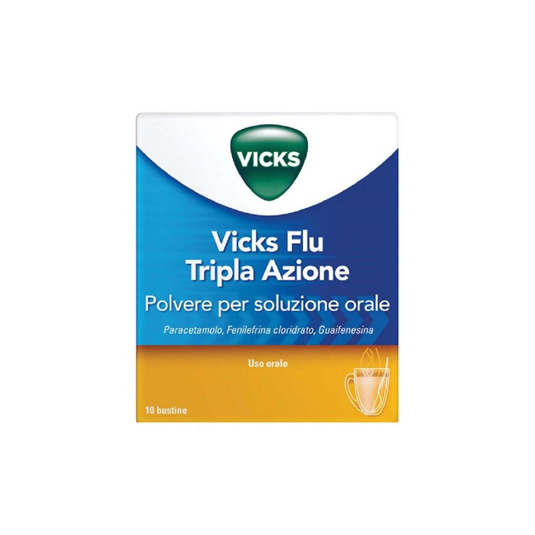 VICKS FLU TRIPLA A OS POLV10BS
