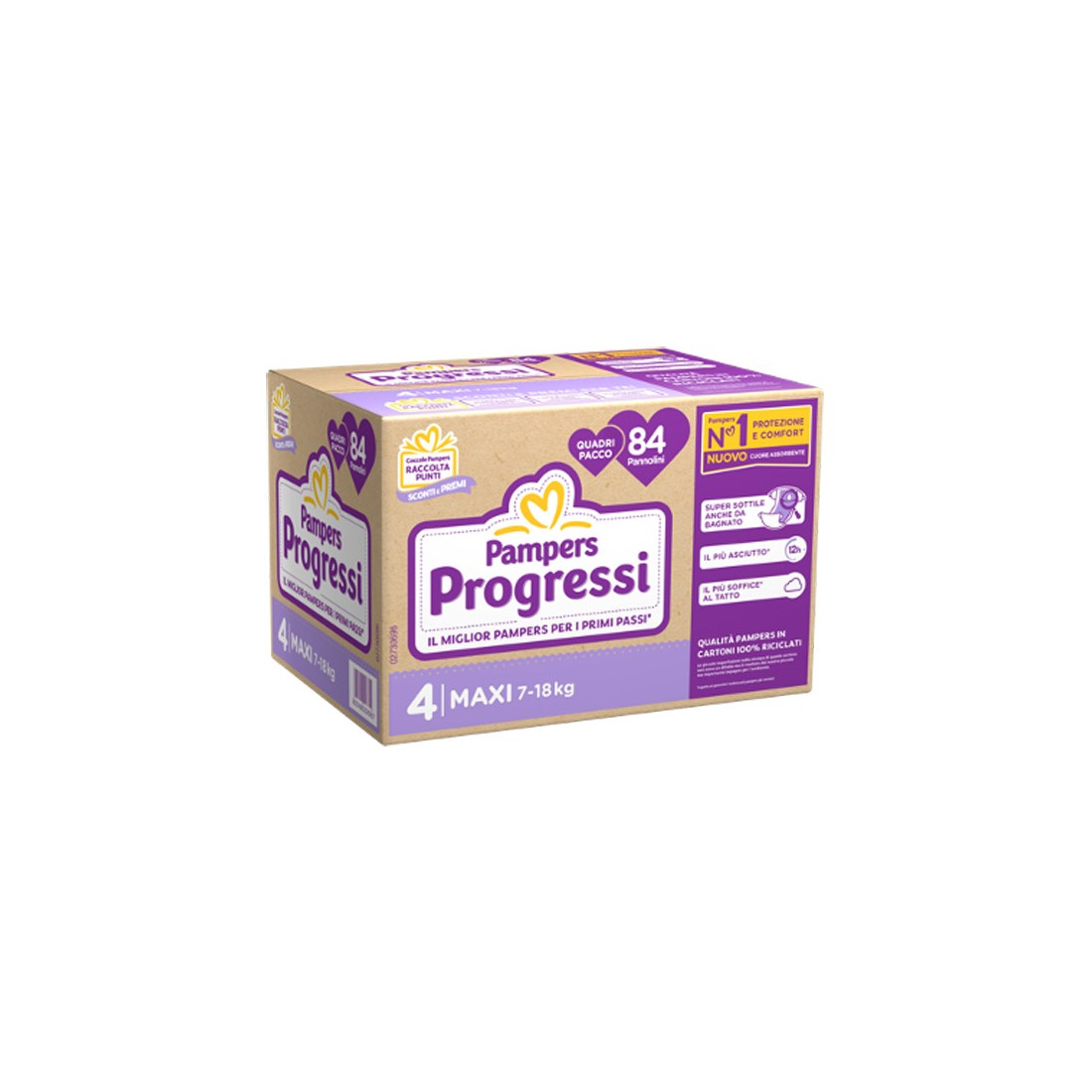 PAMPERS QU PROG MX 84PZ