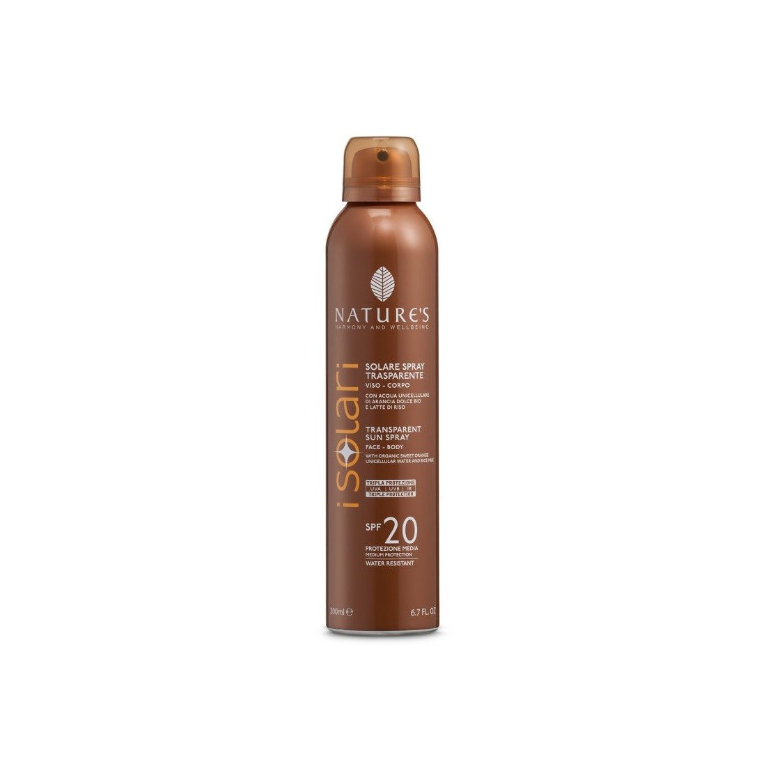 SOLARI NATURE'S SPR TRAS SPF20