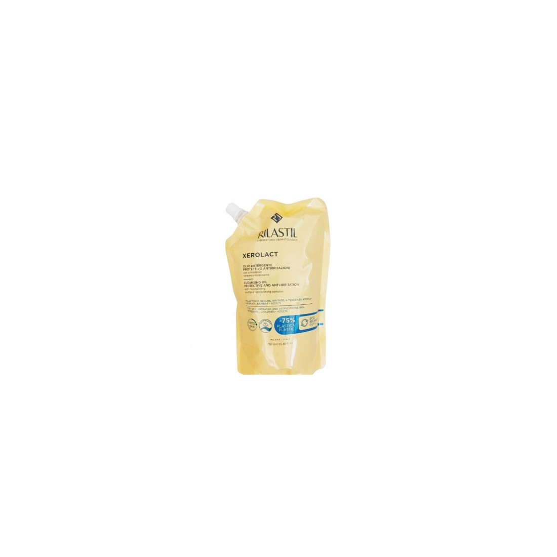RILASTIL XEROLACT OLIO DETERGENTE RICARICA 750 ML