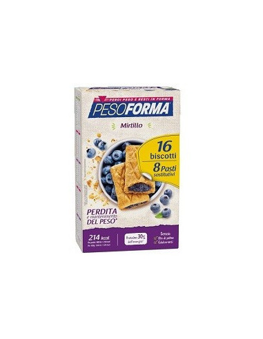 PESOFORMA BISC MIRTILLI 16PZ