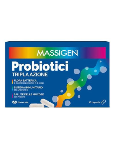 MASSIGEN PROBIOTICI 10 CAPSULE