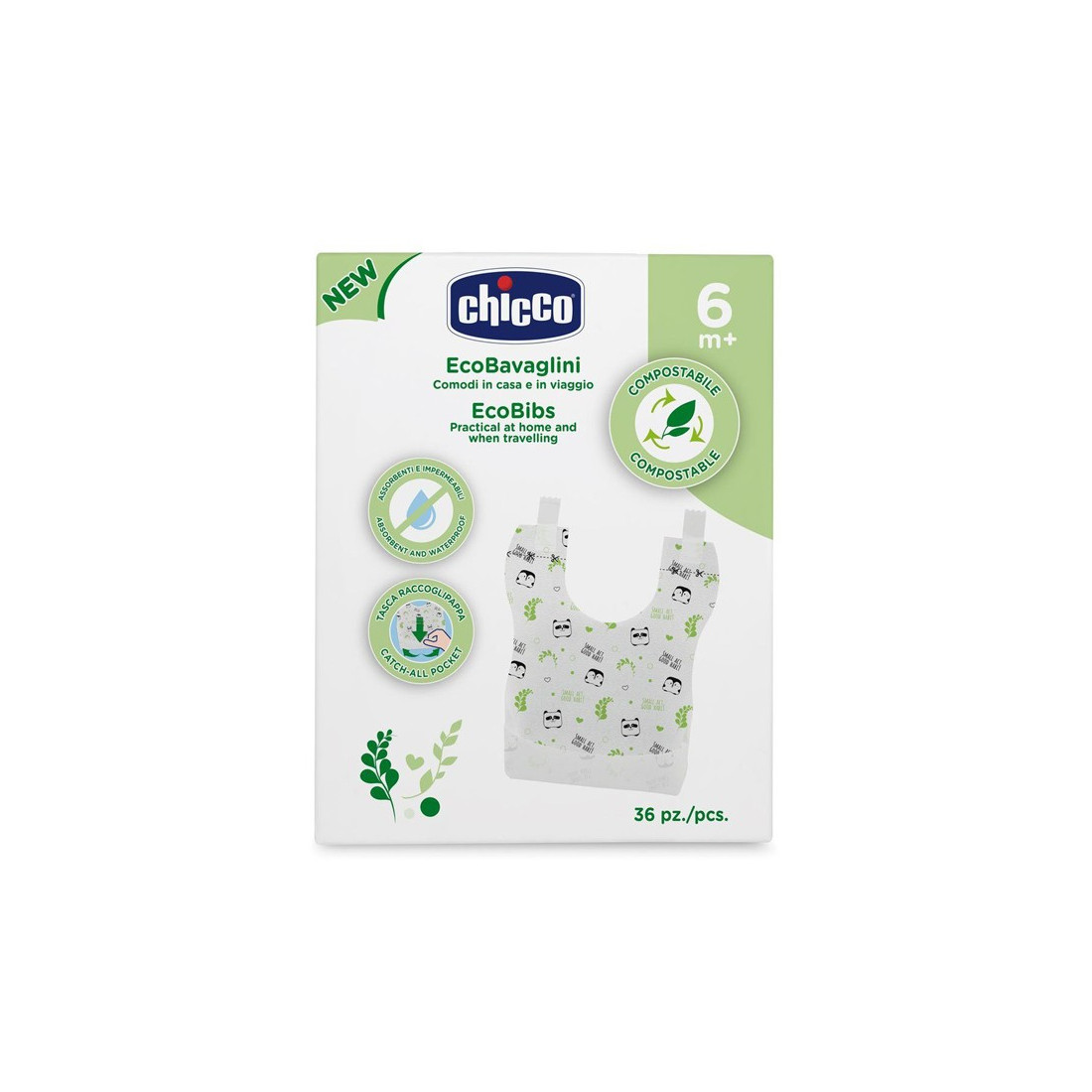 CHICCO COMPOSTABLE MONOUSIC BASIS 36PZ