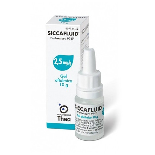 SICCAFLUID GEL OFT 10G 2.5MG/G