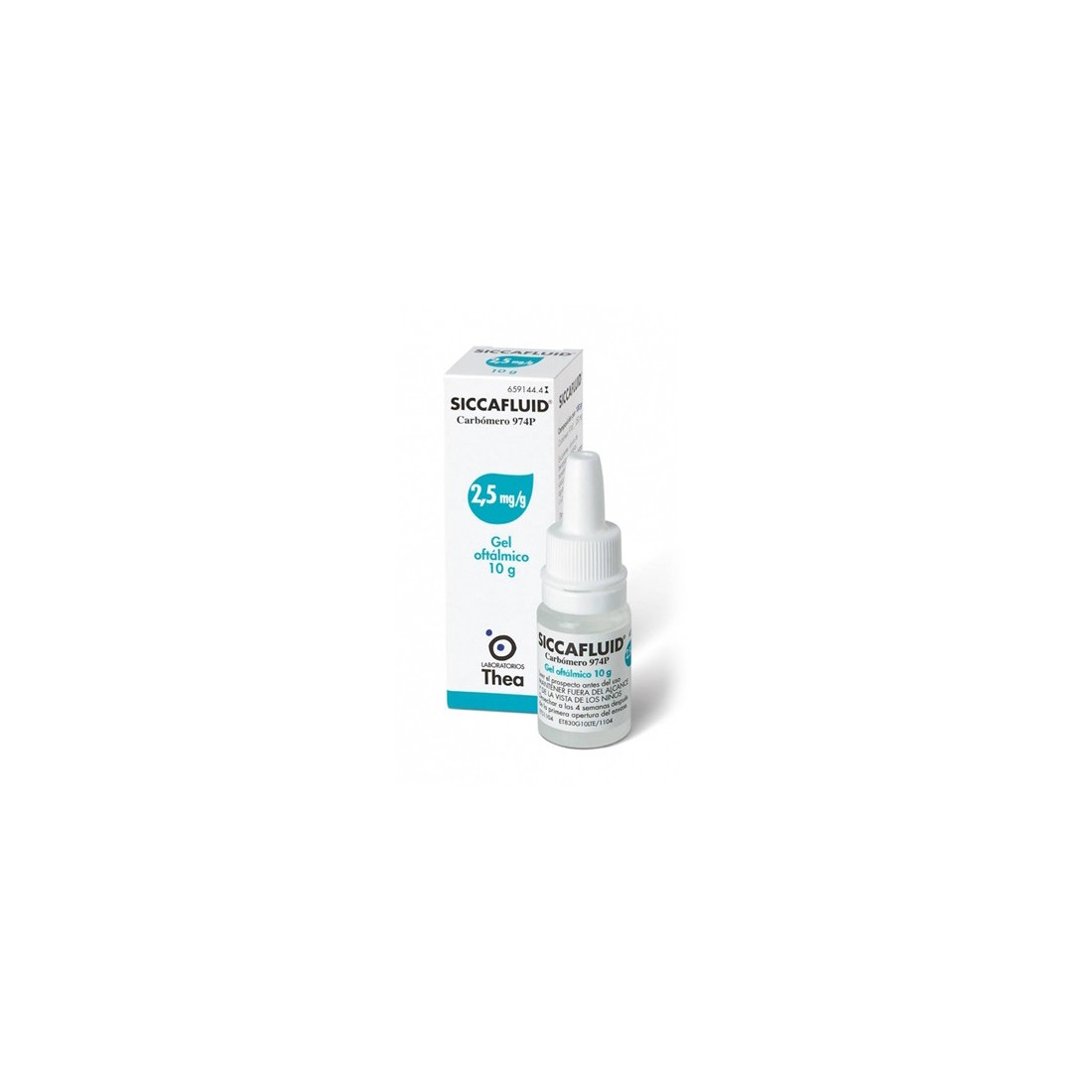 SICCAFLUID GEL OFT 10G 2,5MG/G