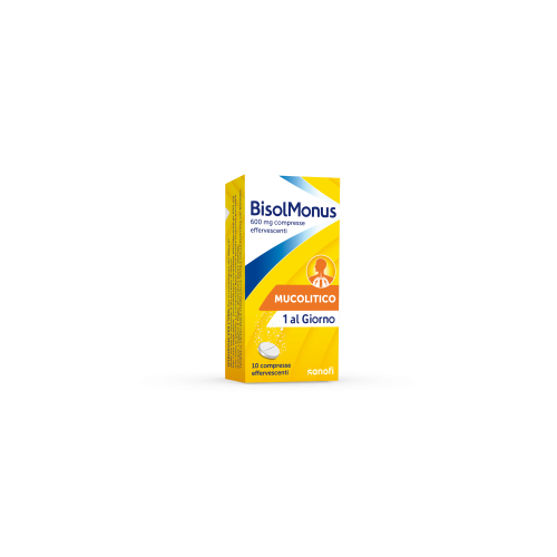 BISOLMONUS 10CPR EFF 600MG