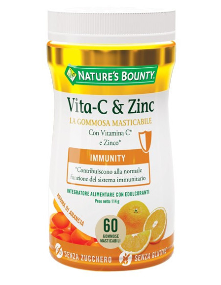 NATURE'S B VITA-C&ZINC 60GOMM