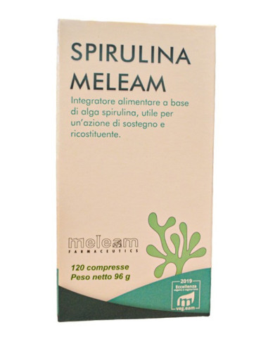 SPIRULINA MELEAM 120CPR
