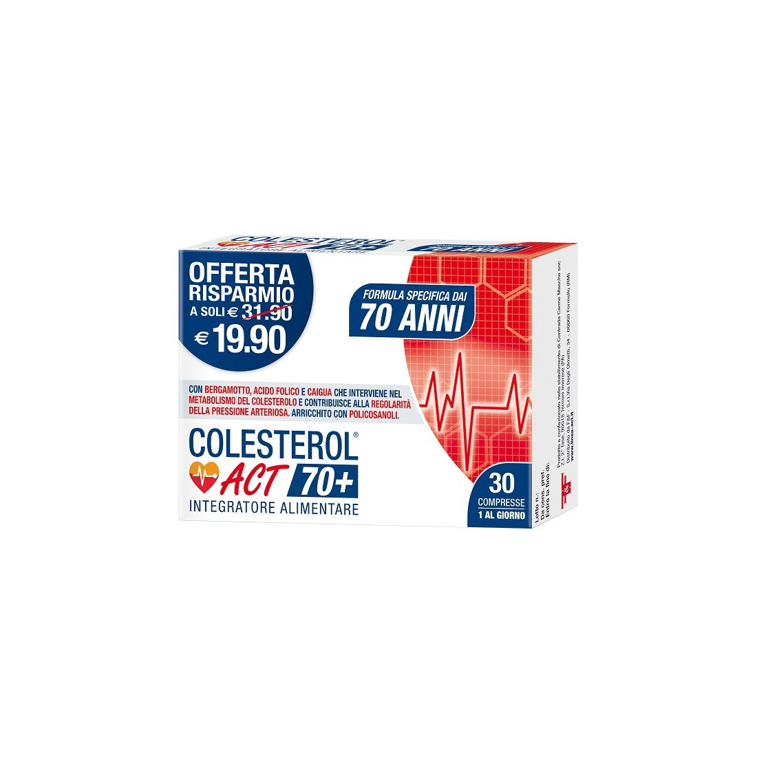 COLESTEROL ACT 70+ 30CPR