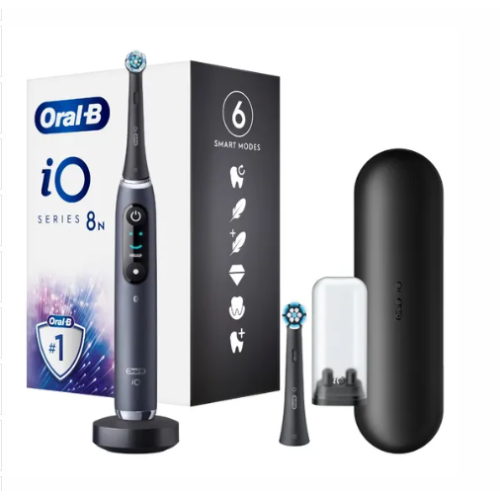 ORALB IO 8 BLACK SPAZZ+2REFILL