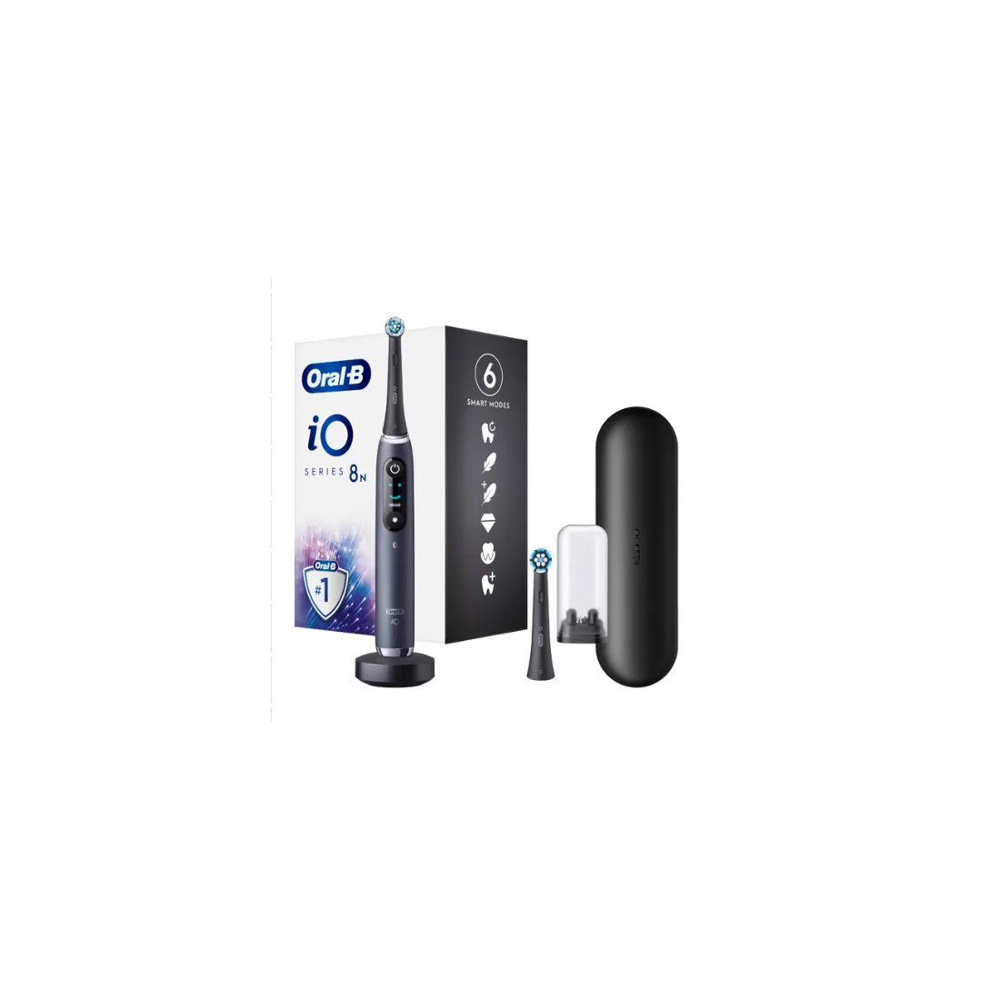 ORALB IO 8 BLACK SPAZZ+2REFILL