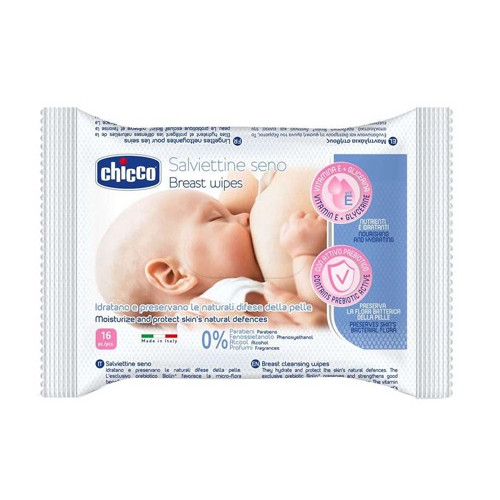 CHICCOBREAST CLEANSING WIPES 16PCS