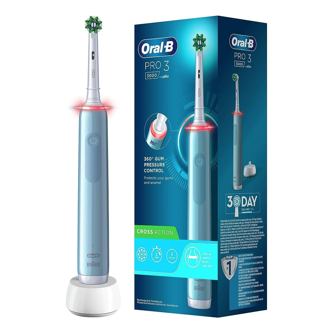 ORALB PRO 3 BLU CROSSACTION