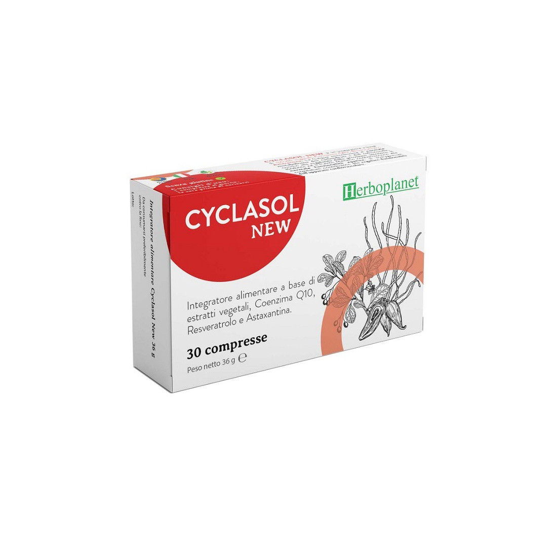 CYCLASOL NEW 30CPR AND ITS SALTS