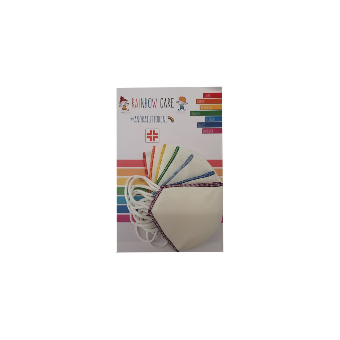 MASCHERINA RAINBOW CARE 7PZ