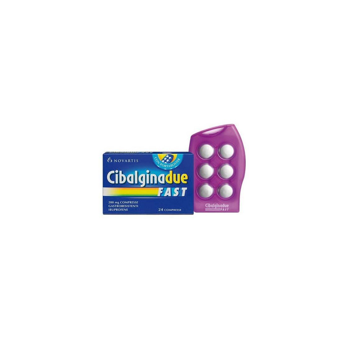 CIBALGINA DUE FAST 24CPR 200MG