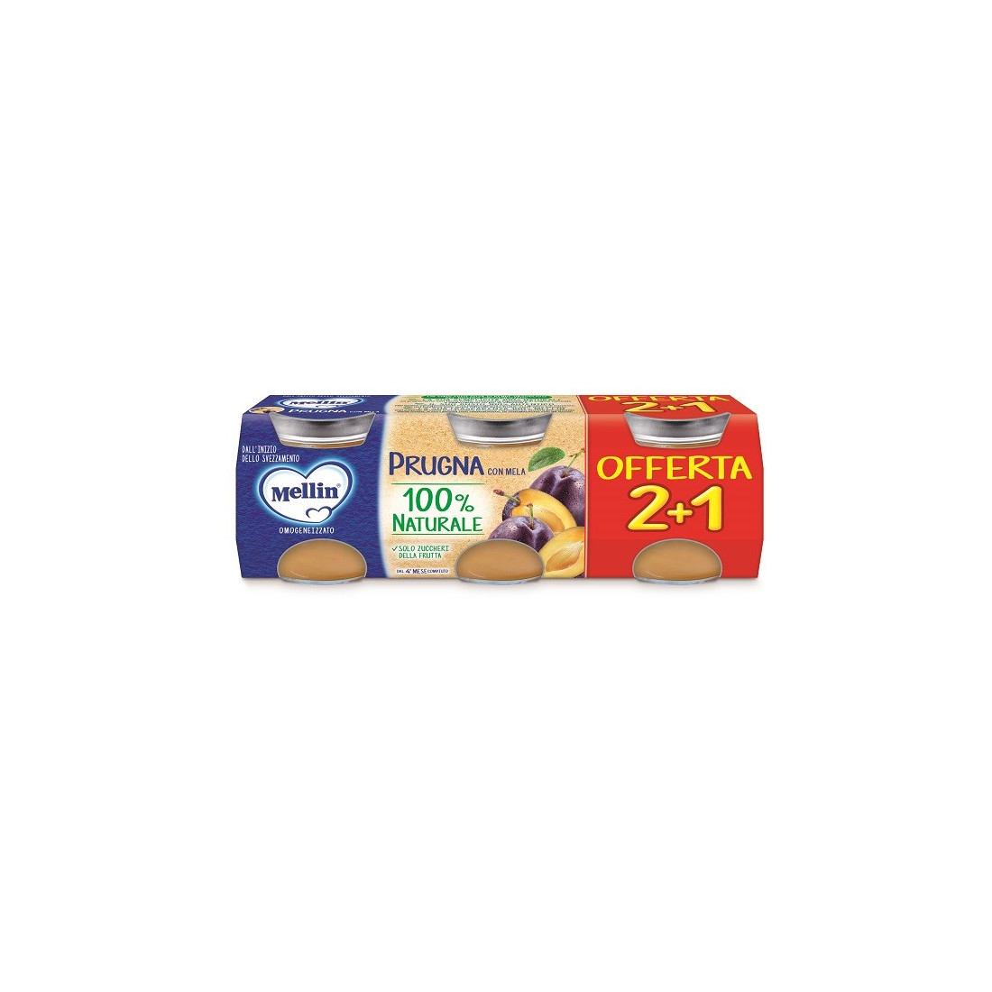 MELLIN OMOG PRUGNA 3PZ 100G
