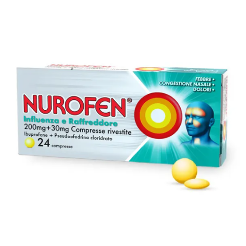 NUROFEN INFLUENZA RAFFR 24CPR