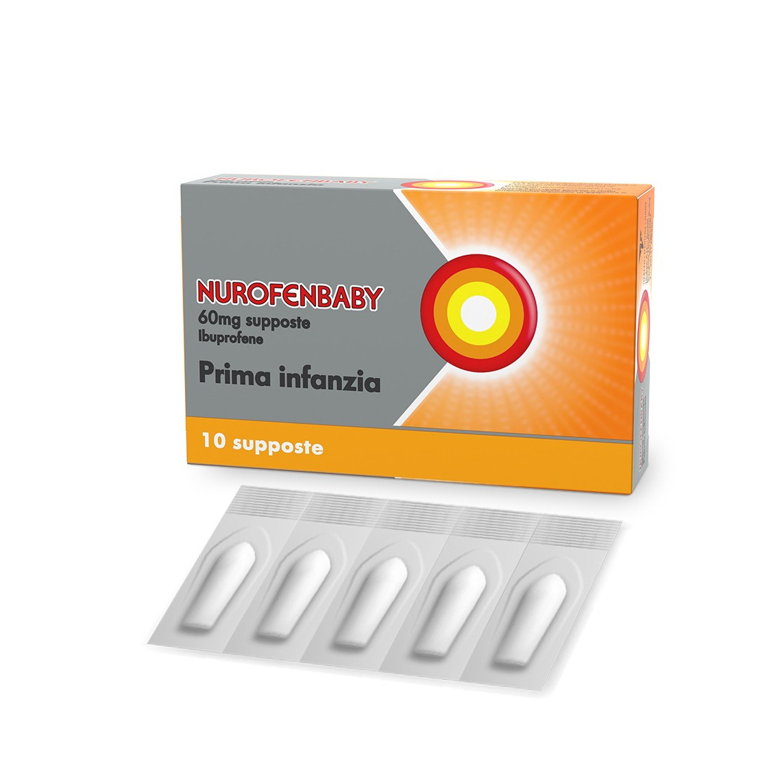 NUROFENBABY 10SUPP 60MG