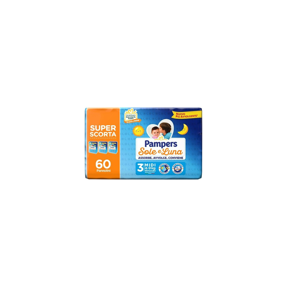 PAMPERS SL TRIO MI 60PZ