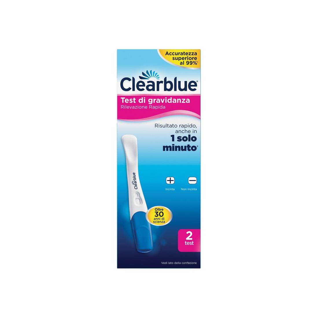 CLEARBLUE PREGN VIS STIC CB6 2