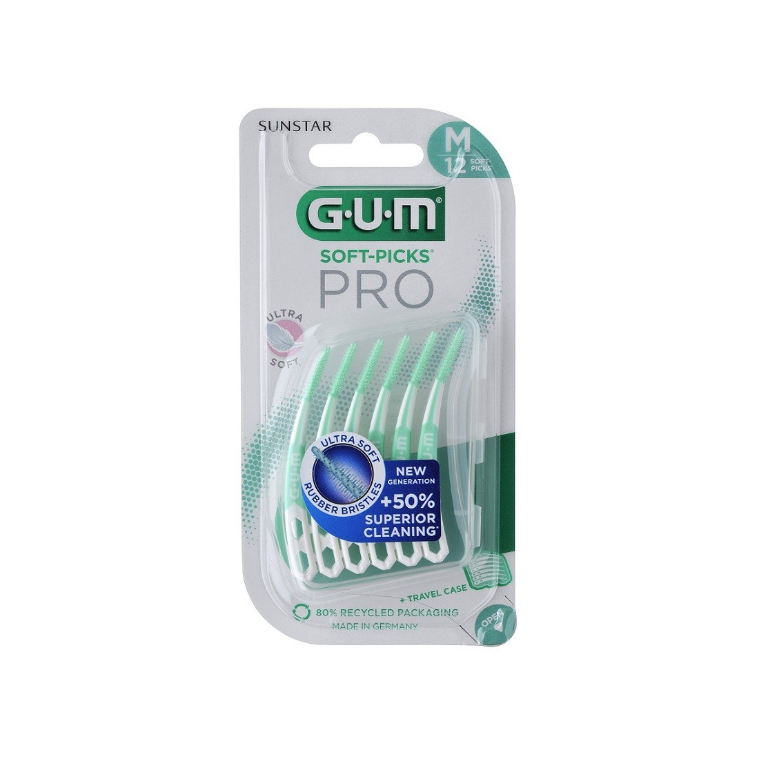 GUM SOFT PICK PRO MEDIUM 12PZ