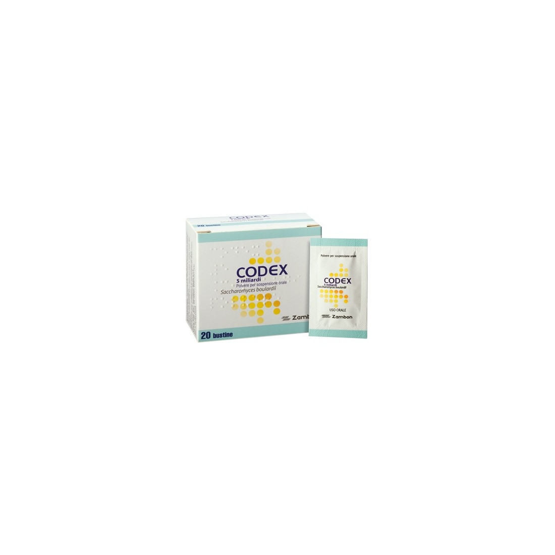 CODEX 20BUST 5MLD 250MG