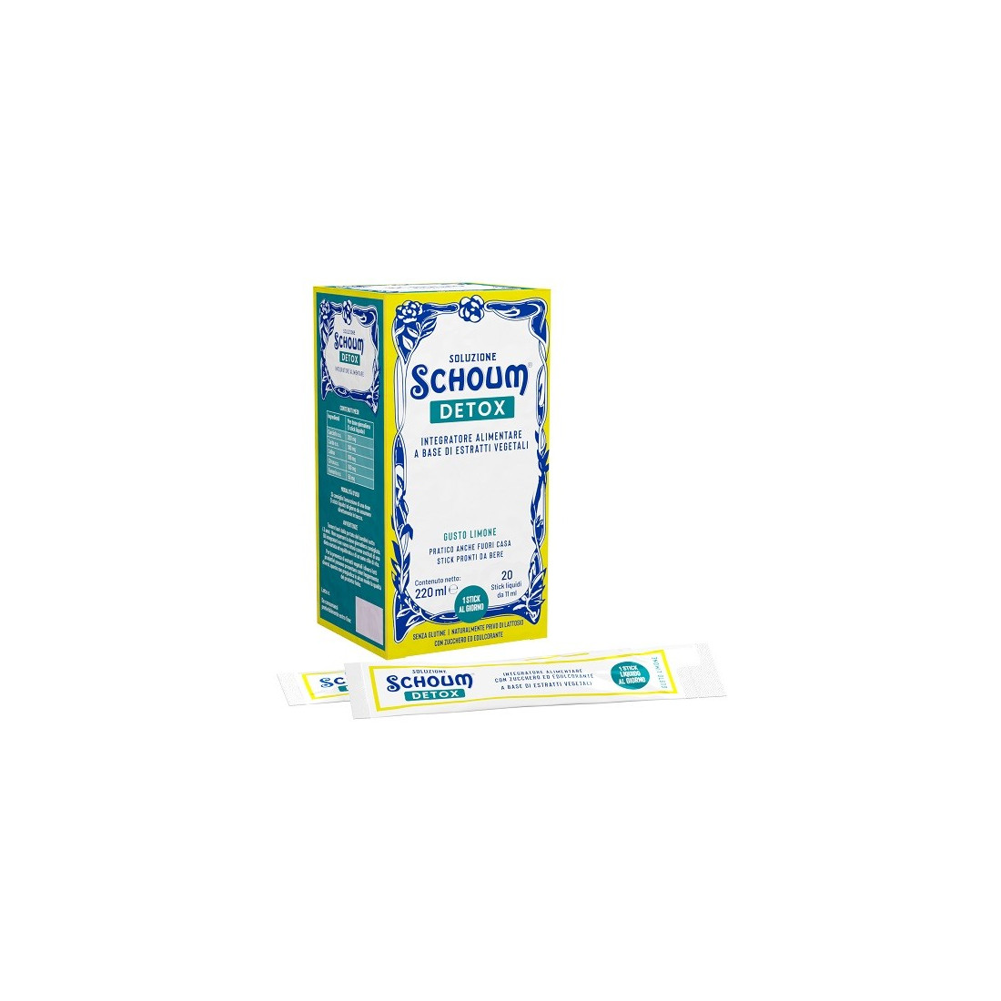 SOLUZIONE SCHOUM DETOX 20STICK