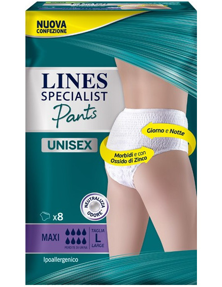 LINES SPEC PANTS UNI MAXI L 8P