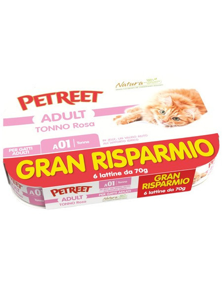 PR CAT A01 GR TONNO ROSA 6X70G