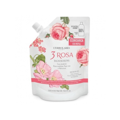 3 ROSA BAGNOSCHIUMA RICARICA ECO 500ML
